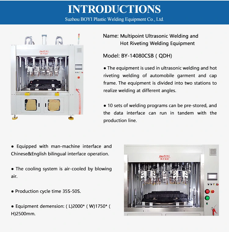 Plastic Spot Welding Machine Customized Ultrasonic Horns & Fixtures